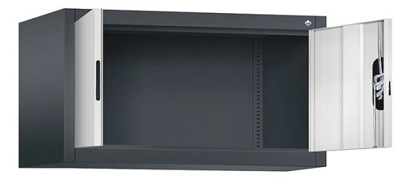 C+P Aufsatzschrank Acurado, H500xB930xT500mm, Farbe: Schwarzgrau / Lichtgrau, Muldengriff, 9284-000 S10188