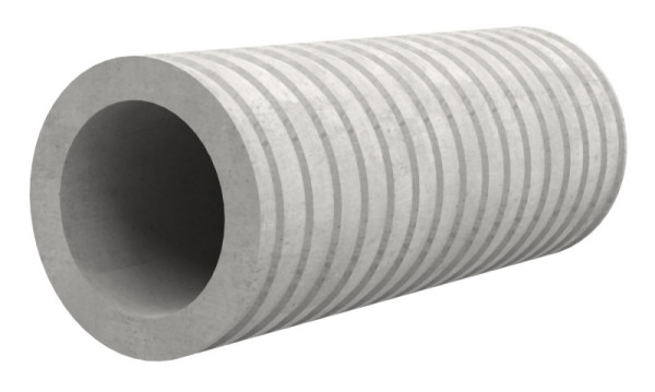 Hauff Faserzement-Futterrohr, Futterrohr Øi: 250 mm, Futterrohr Øa: = 305 mm, 1800250650
