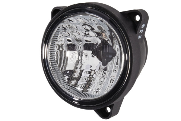 HELLA Halogen-Arbeitsscheinwerfer, Modul 70, 12/24V, Einbau/Schraubanschluss, 3-Punkt Befestigung, Nahfeldausleuchtung, offene Kabelenden, 1G0 996 176-021