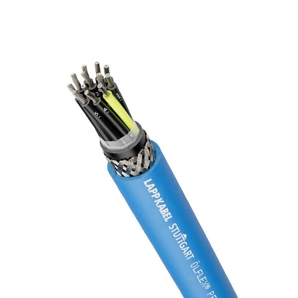 LAPP Steuerleitung ÖLFLEX® PETRO C HFFR 5G1,5, blau, VE: 100 Meter, 0023284/100