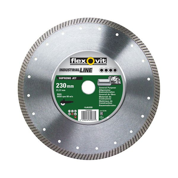 Flexovit Diamantscheibe SUPREME JET, Durchmesser: 125 mm, 70184694606