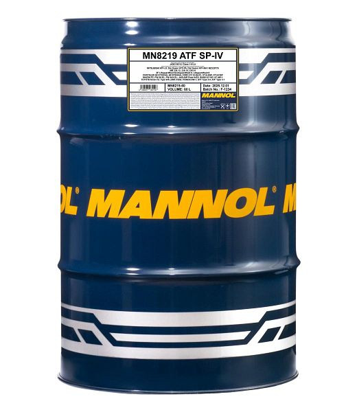 MANNOL Getriebeöl 8219 ATF SP-IV, VE: 60 l, MN8219-60