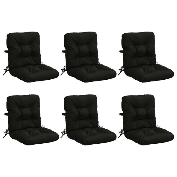 vidaXL 6-teiliges Hochlehner Kissenset VIANEN 6 pcs 100 % Polyester, 953805
