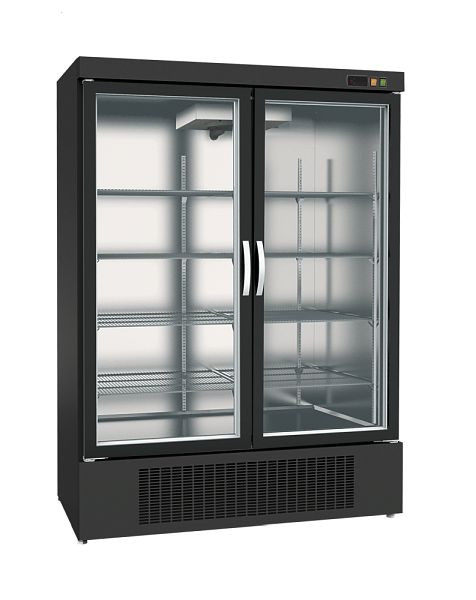 KBS Glastür-Tiefkühlschrank TKU 1200 G mit Drehtüren, 50323