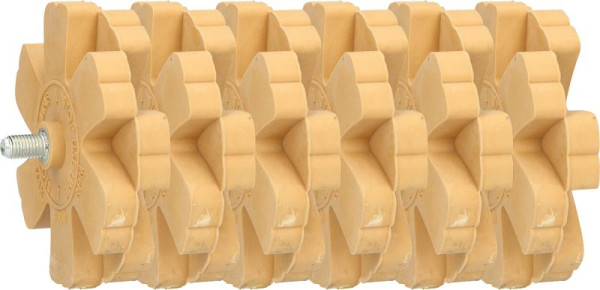 KS Tools Folienradierer mit Lamellen, VE: 6 Stück, 515.1368