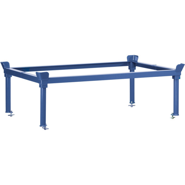 Fetra Aufsetzrahmen für Paletten-Fahrgestell, für Gitterboxen und Flachpaletten, Ladefläche: 1010 x 810 mm, Höhe mit Fahrgestell: 422 mm, 22900