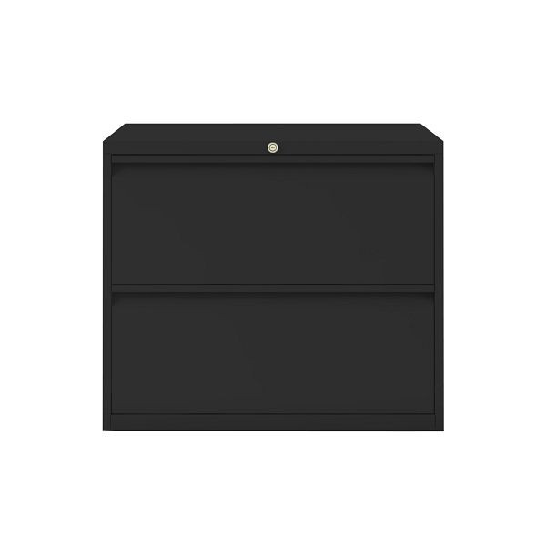 Bisley Essentials Schubladenschrank, Höhe 693-717 mm, 633 schwarz, YESF0807633