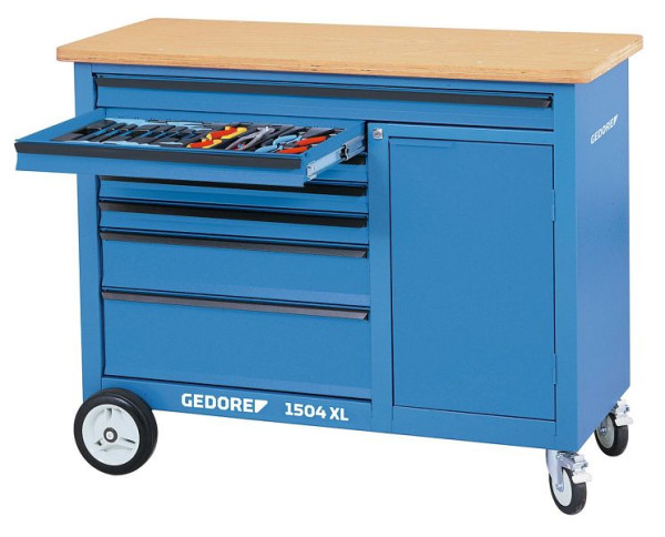 GEDORE Rollwerkbank 1,25 m breit mit 7 Schubladen, 1988468