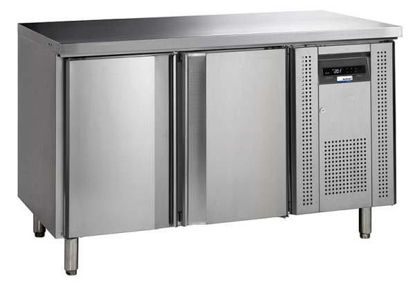 NordCap COOL-LINE Kühltisch KTM 2 - 2T GN 1/1, mit 2 Türen, Korpushöhe: 700 mm, Tiefe: 700 mm, 435106100