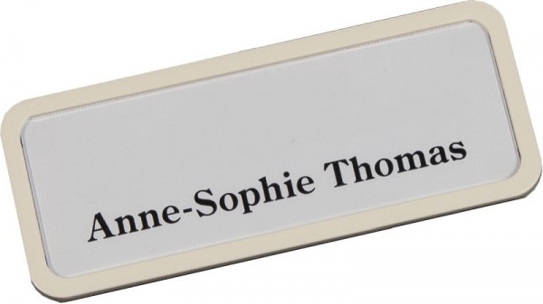 Eichner Kunststoff-Namensschild, weiß, 9218-03004