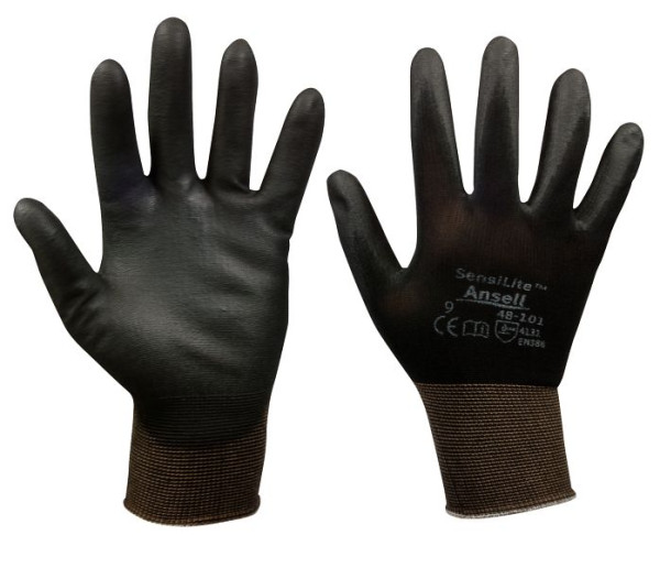 SW-Stahl Nylon Feinstrickhandschuh, Größe 9, mit PU-Beschichtung, VE: 10 Paar, Z634