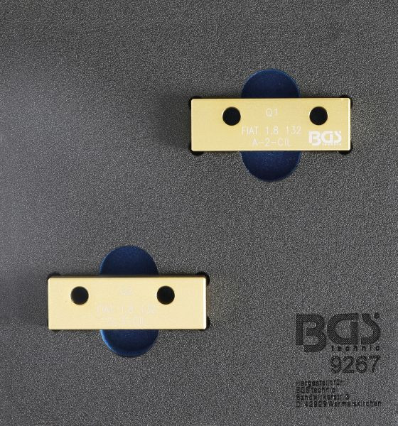 BGS Werkstattwageneinlage 1/6: Nockenwellen-Arretierwerkzeug-Satz, für Fiat, Lancia 1.8l 16V, 9267