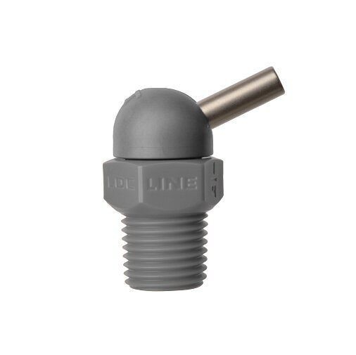 Loc-Line Hochdruckdüse CD 1/4", D=1,6mm, L=12,7mm, a=72° grau, L72062G
