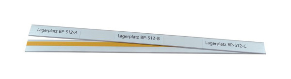 Eichner Etikettenhalter selbstklebend, Maße: 54 x 1000 mm, VE: 10 Stück, 9218-03040