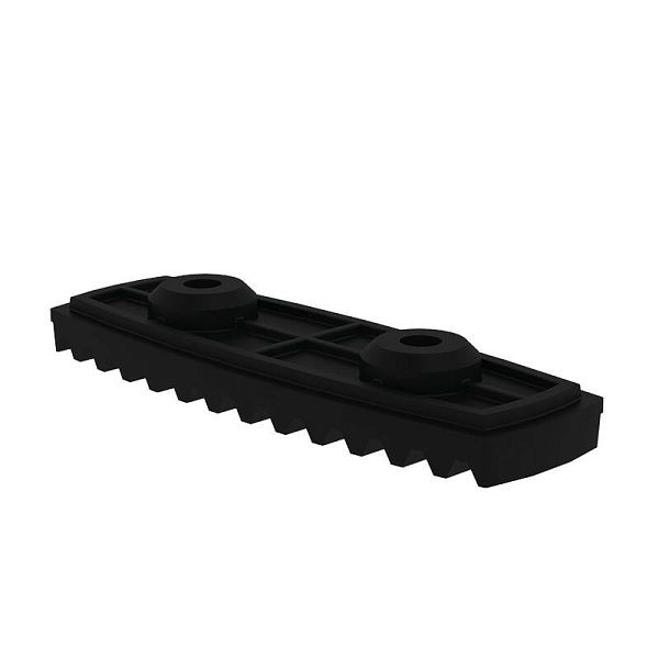 Munk Günzburger Steigtechnik nivello-Fußplatte elektrisch ableitfähig für Holmhöhe 58/73 mm, VE: 2 Stück, 019219