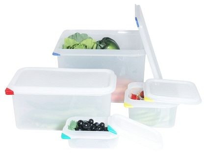 Contacto Behälter GN 1/1 100 mm mit HACCP Farbclip Deckel, 5011/100