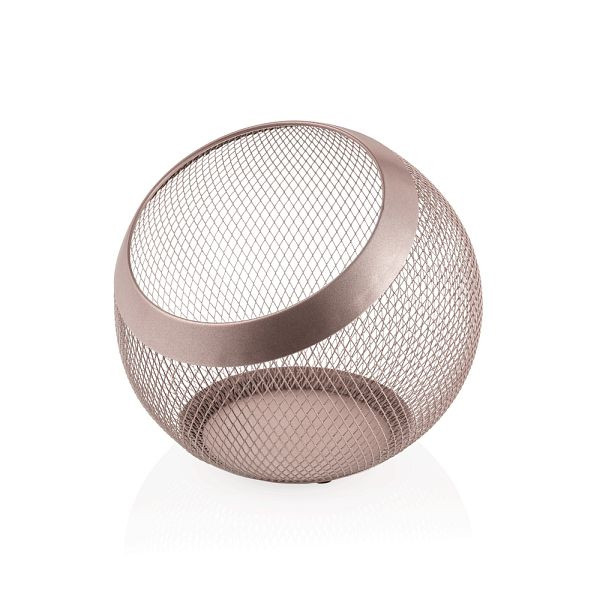 WAS Metallkorb, in der Farbe weiß, kugelförmig, 1414114