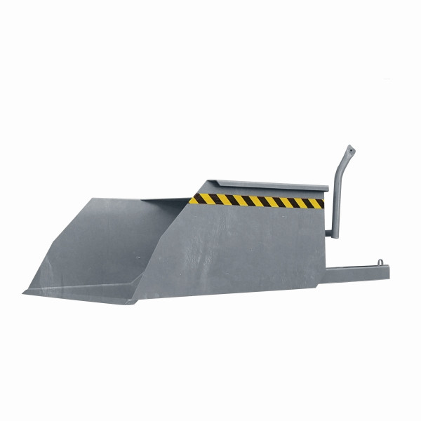 Eichinger Industrie Schaufel mit geschlossenen Stapler-Einfahrtaschen und Kranösen, 4000 kg, 1750 Liter feuerverzinkt, 20621500002000