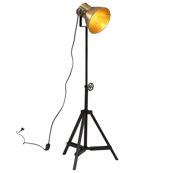 vidaXL Stehleuchte 25 W Vintage-Messing 35x35x65/95 cm E27, 371870