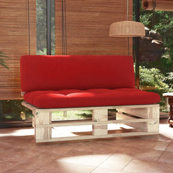 vidaXL Outdoor-Mittelsofa Paletten Imprägniertes Kiefernholz, 3066535