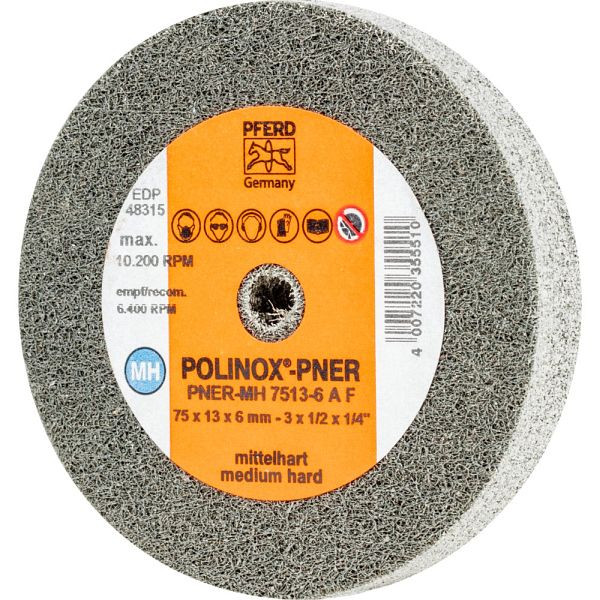 Pferd POLINOX-Kompaktschleifrad PNER-MH 7513-6 A F, VE: 5 Stück, 44691242