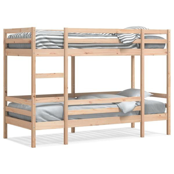 vidaXL Etagenbett 90x200 cm Massivholz Kiefer, 3284218, 8721102803529