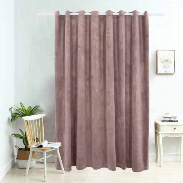 vidaXL Verdunkelungsvorhang mit Metallösen Samt Antik-Rosa 290x245 cm, 134523