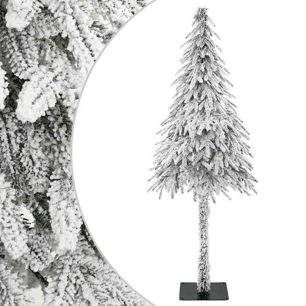 vidaXL Künstlicher Weihnachtsbaum Weiß 71 x 71 x 150 cm, 4102779