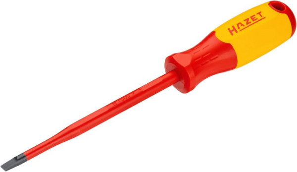 Hazet Elektriker-Schraubendreher, schutzisoliert, Schlitz Profil, SW 1,2 x 6,5 mm, 811KV-65