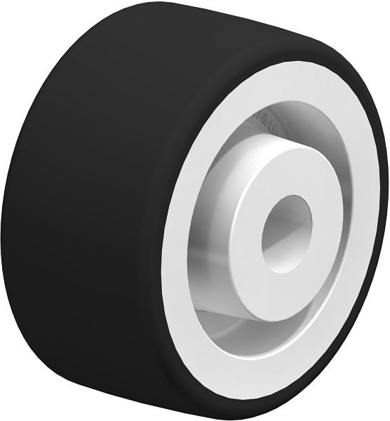 Blickle POTH 75/15R Rad aus Thermoplastisches Polyurethan, Grau, 251496