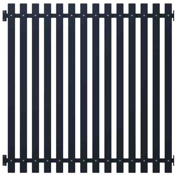 vidaXL Zaunfeld Anthrazit 170,5x170 cm Pulverbeschichteter Stahl, 146479