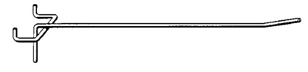 Schulte Lochwandhalten, Typ 1, 120 mm, glanzverzinkt, VE: 50 Stück, 12490