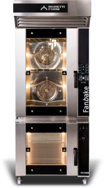 MORETTI Konvektionsofen serieF F100E, Standgerät, für EN 600 x 400 mm, 493500600100