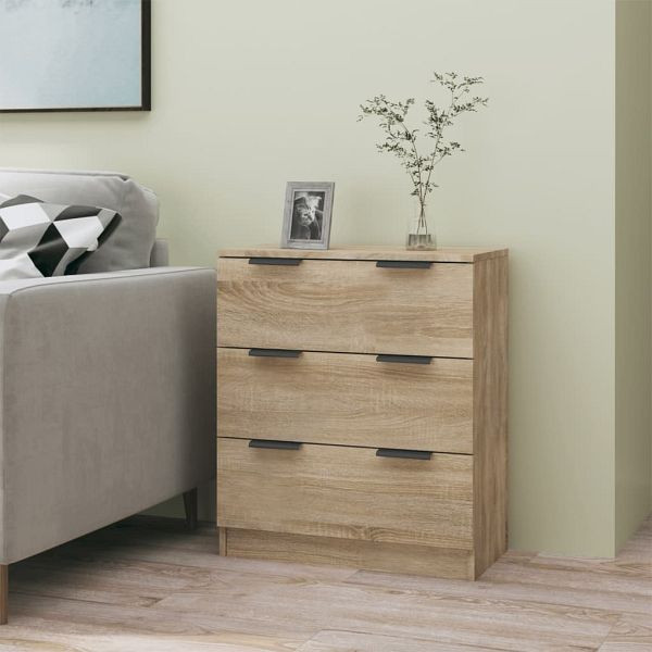 vidaXL Sideboard Sonoma-Eiche 60x30x70 cm Holzwerkstoff, 811073