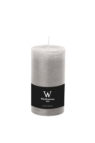 D-LUX MARBLE Stumpenkerze, 130 x 68 mm, betongrau, VE: 8 Stück, 281005.121