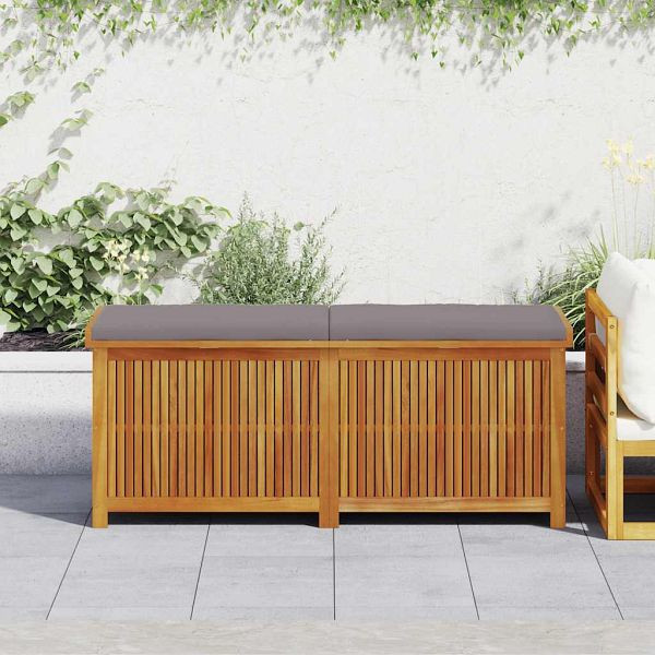 vidaXL Outdoor-Kissenbox 150x50x60,5 cm Massivholz Akazie, 4106480