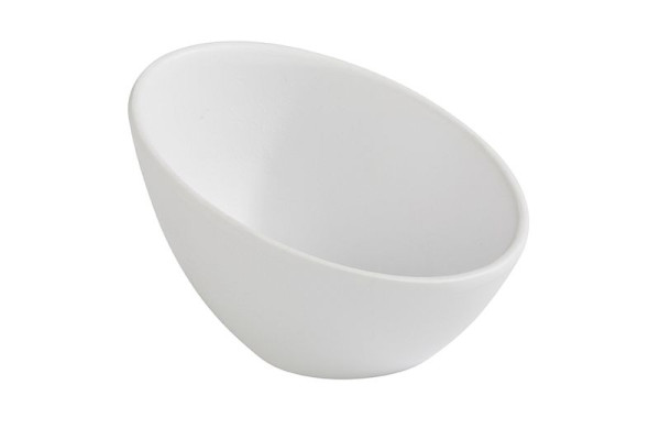 APS Schale -ZEN-, Ø 10 cm, Höhe: 7 cm, Melamin, weiß, Steinoptik, 0,08 Liter, 84348