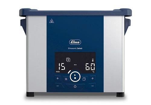 Elma Elmasonic Select 30 Ultraschallreinigungsgerät mit Heizung, 2,7 l Gesamtvolumen, 1 kg Korbbeladung, 286312