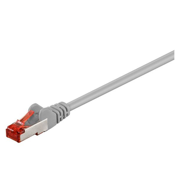 Dönges Patchkabel Cat. 6, 2x RJ45 mit S/FTP, 0,5 m, grau, 108223