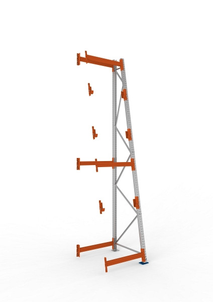 Meta A Ständer Kabeltrommel Anbauregal 4400 x 900 x 1100 kpl. für 3 Achsen vzk / RAL 2001 multipal, 9900005992