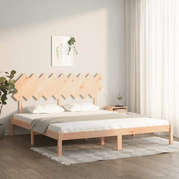 vidaXL Massivholzbett 180x200 cm, 3104883, 8720287036333