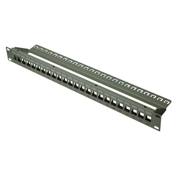 Dönges Patchpanel Modular für 24 Keystone Module, leer, 1HE, 134204