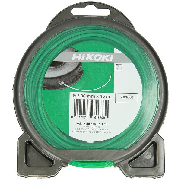 HiKOKI Trimmerfaden rund 2.0mm grün L=126m (453 gr), 781003