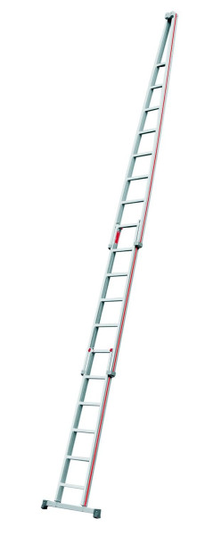 HYMER Glasreinigerleiter, 3-teiliger Satz, 18 Sprossen, Länge 5,70 m, 501718