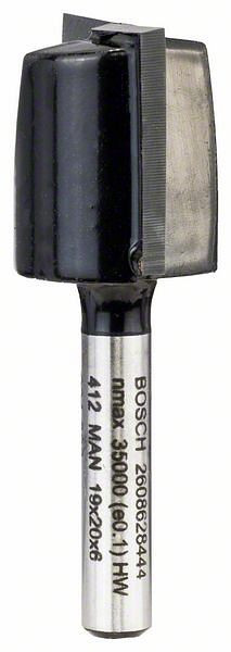 Bosch Nutfräser, 6 mm, D1 19 mm, L 19,6 mm, G 51 mm, 2608628444