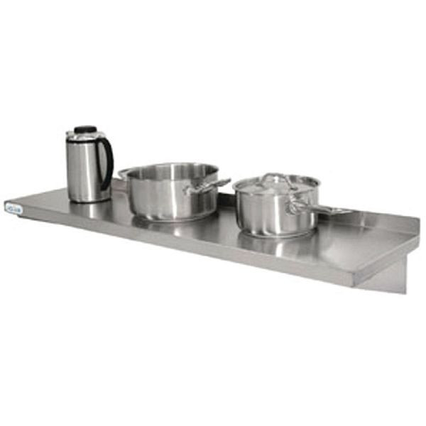 Vogue Edelstahl-Wandregal 90cm, inklusive Wandbefestigung, Y750