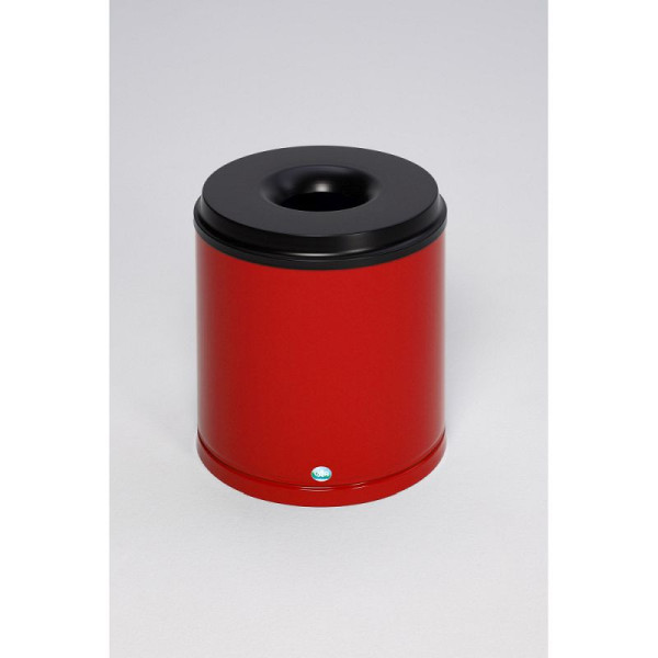 STEIN HGS Papierkorb feuersicher, Feuerrot (RAL 3000), 30 l, 82080.0015