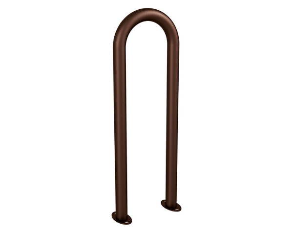 Procity Fahrradbügel in Büroklammerform Ø 50 mm - Auf Bodenplatten, RAL 8017, 291057.8017