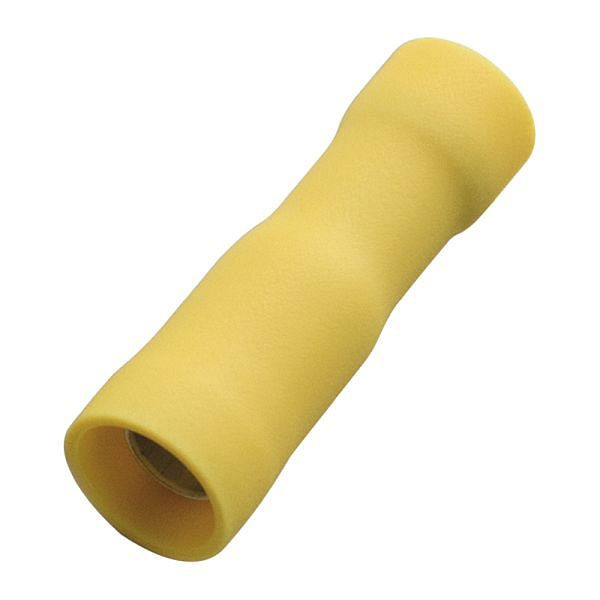 Haupa Rundsteckhülsen gelb isoliert 4,0-6,0/5 mm, VE: 100 Stück, 260444