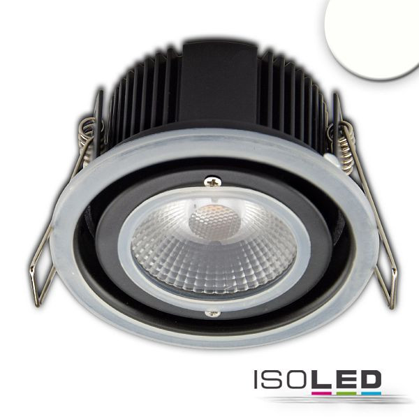 ISOLED LED Einbaustrahler Sys-68, 10W, IP65, neutralweiß, Push oder DALI-dimmbar (exkl. Cover), 114140